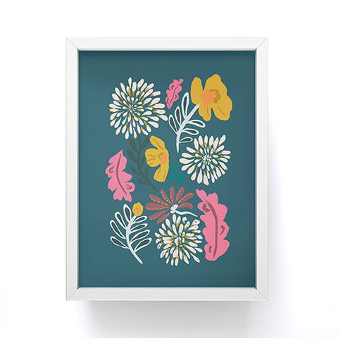 Oris Eddu Floral Flare Framed Mini Art Print