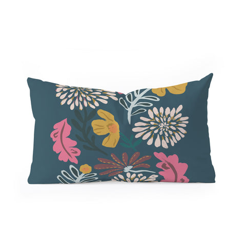 Oris Eddu Floral Flare Oblong Throw Pillow