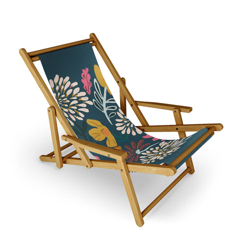 Oris Eddu Floral Flare Sling Chair