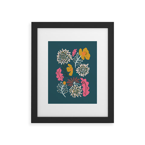 Oris Eddu Floral Flare Framed Art Print