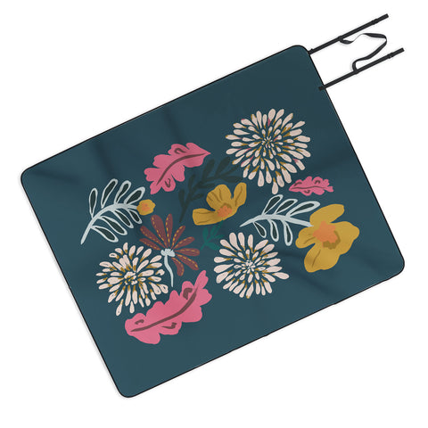 Oris Eddu Floral Flare Picnic Blanket