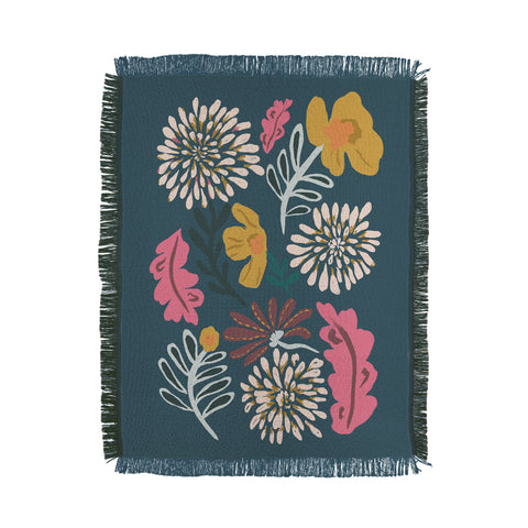 Oris Eddu Floral Flare Throw Blanket
