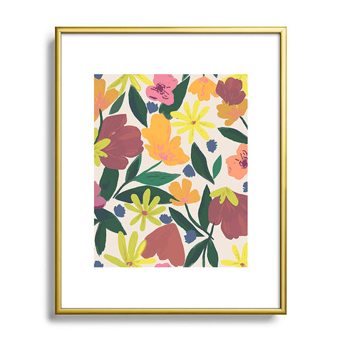 Oris Eddu Floral Magic I Metal Framed Art Print