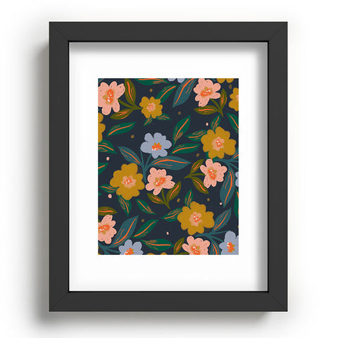 Oris Eddu Floral Pattern II Recessed Framing Rectangle