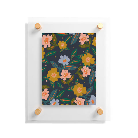 Oris Eddu Floral Pattern II Floating Acrylic Print