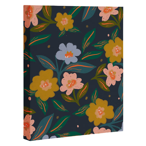 Oris Eddu Floral Pattern II Art Canvas