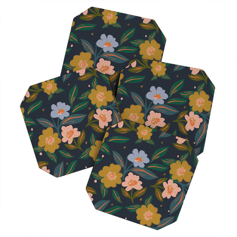 Oris Eddu Floral Pattern II Coaster Set