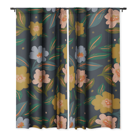 Oris Eddu Floral Pattern II Blackout Non Repeat