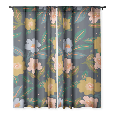 Oris Eddu Floral Pattern II Sheer Non Repeat