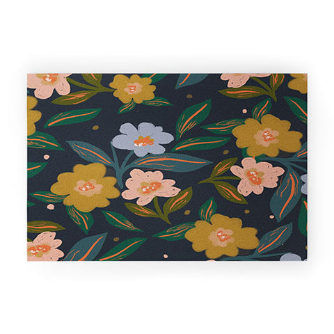 Oris Eddu Floral Pattern II Welcome Mat