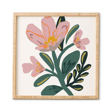 Oris Eddu Flower Play III Framed Wall Art