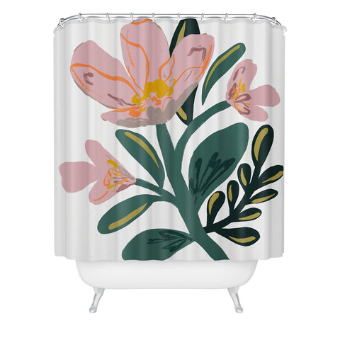Oris Eddu Flower Play III Shower Curtain