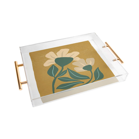 Oris Eddu Happy Flowers I Acrylic Tray