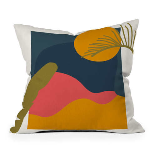 Oris Eddu Morocco Coast Outdoor Throw Pillow