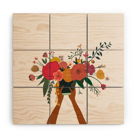 Oris Eddu Note To Self Wood Wall Mural