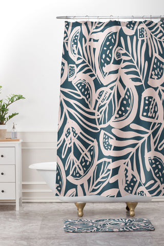 Oris Eddu Watermelon Lush Shower Curtain And Mat