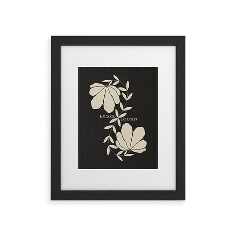 Parrott Paints Be Good Do Good Framed Art Print