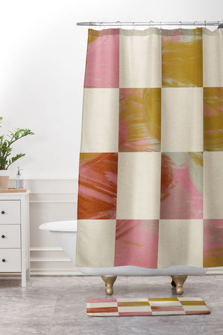Parrott Paints Bright Shower Curtain And Mat