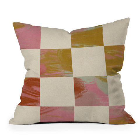 Parrott Paints Bright Throw Pillow
