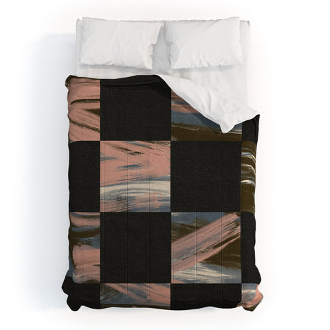 Parrott Paints Dark Comforter