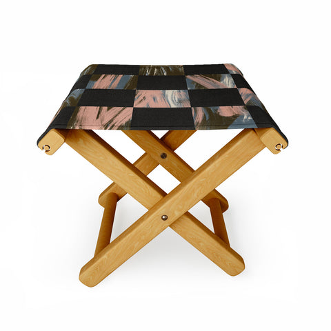 Parrott Paints Dark Folding Stool