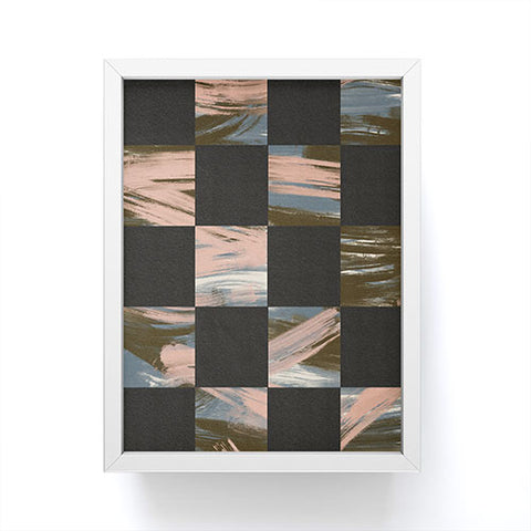 Parrott Paints Dark Framed Mini Art Print