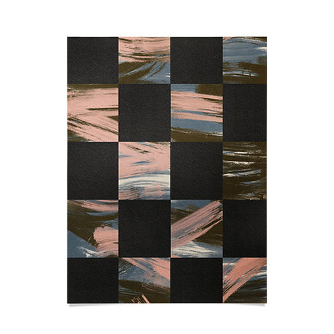 Parrott Paints Dark Poster