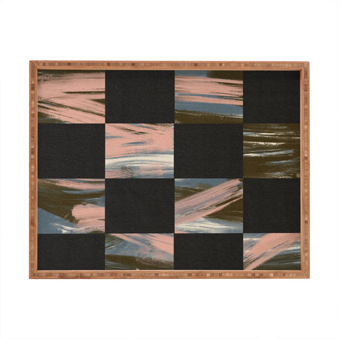 Parrott Paints Dark Rectangular Tray