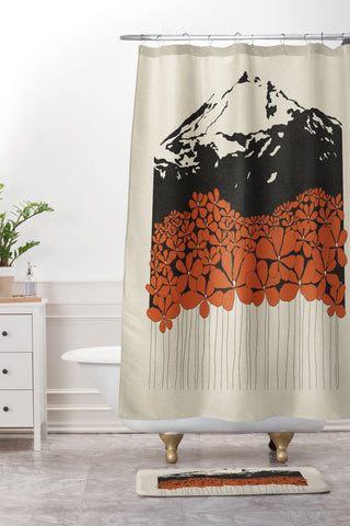 Parrott Paints Daydream I Shower Curtain And Mat