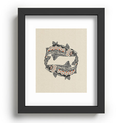 Parrott Paints Fish I Recessed Framing Rectangle