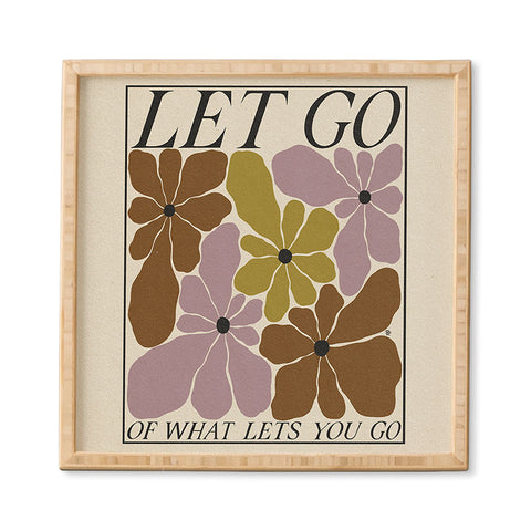 Parrott Paints Let Go I Framed Wall Art