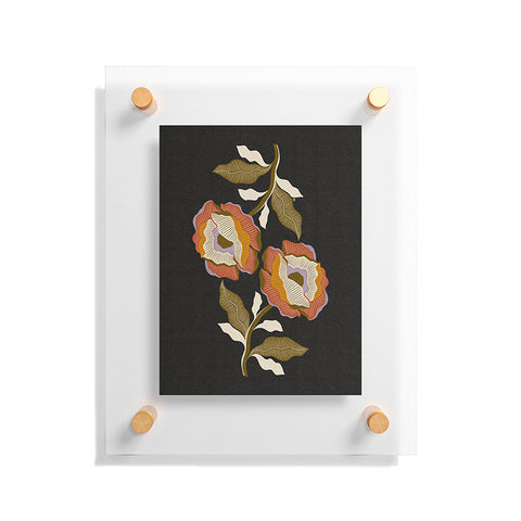 Parrott Paints Together II Floating Acrylic Print