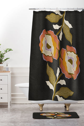 Parrott Paints Together II Shower Curtain And Mat