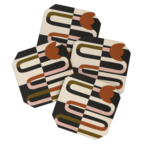 Parrott Paints Turns Coaster Set