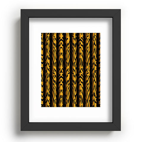 Patricia Brown Tiger Stripe Recessed Framing Rectangle