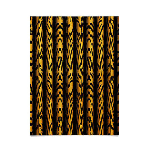 Patricia Brown Tiger Stripe Poster