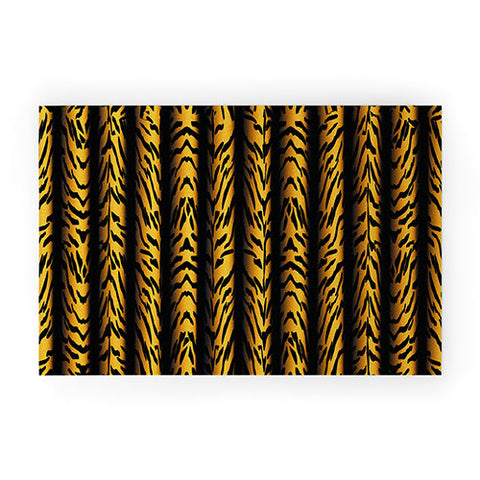 Patricia Brown Tiger Stripe Welcome Mat