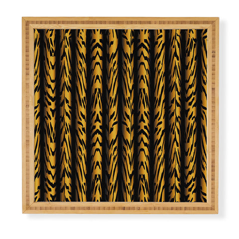 Patricia Brown Tiger Stripe Framed Wall Art