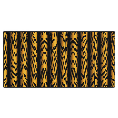 Patricia Brown Tiger Stripe Desk Mat