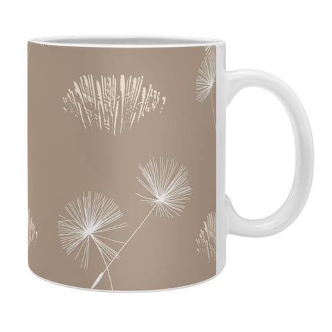 Patricia Dandilion Grass Tuft Neutral Coffee Mug