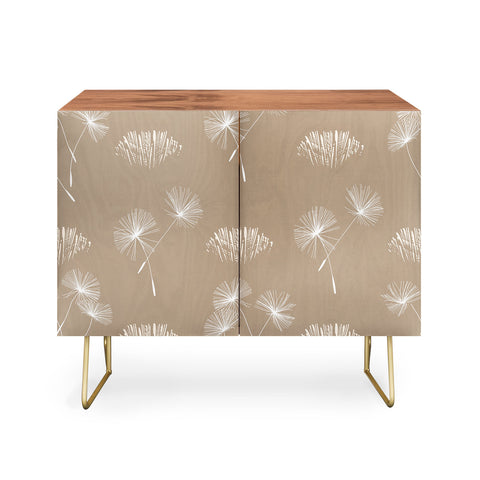 Patricia Dandilion Grass Tuft Neutral Credenza