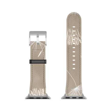 Patricia Dandilion Grass Tuft Neutral Apple Watch Band