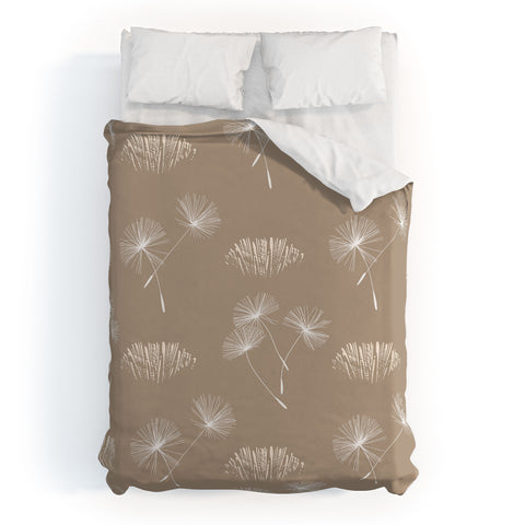 Patricia Dandilion Grass Tuft Neutral Duvet Cover