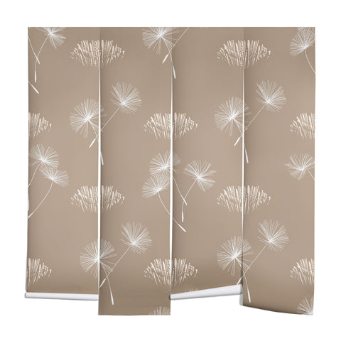Patricia Dandilion Grass Tuft Neutral Wall Mural