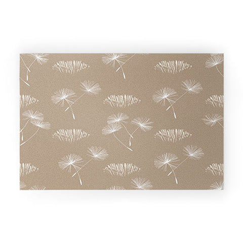 Patricia Dandilion Grass Tuft Neutral Welcome Mat