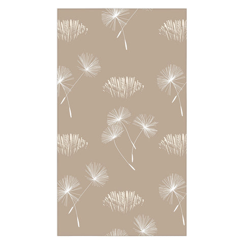 Patricia Dandilion Grass Tuft Neutral Tablecloth