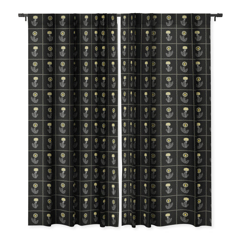 Patricia Dandilion Patchwork Blackout Window Curtain