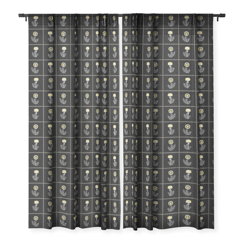 Patricia Dandilion Patchwork Sheer Window Curtain