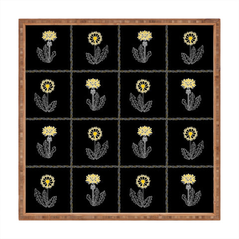 Patricia Dandilion Patchwork Square Tray