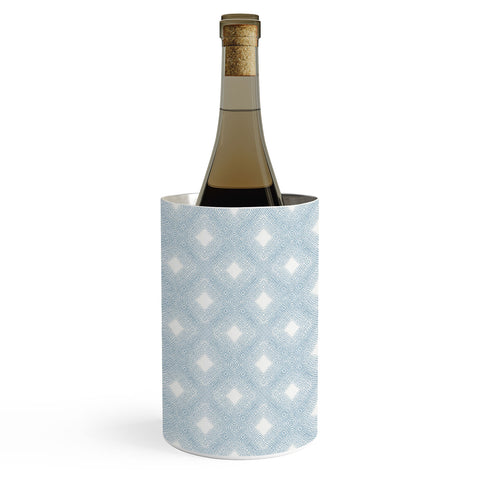 Patricia Diamond Velvet Mesh Blue Wine Chiller